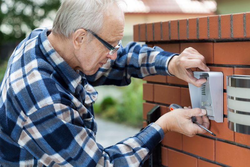 Doorbell Repair Technician at Work